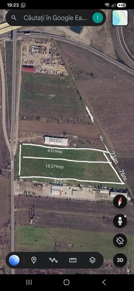 Ciorogarla, Ilfov Teren de vanzare  23.298 mp  Acces rapid A1 si A0